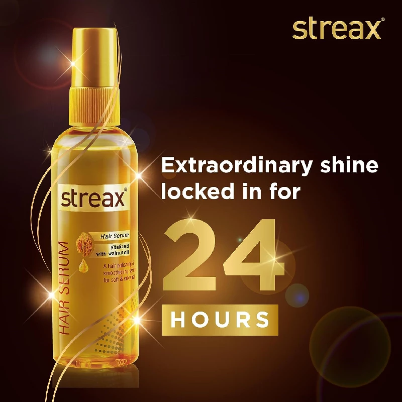 Streax Hair Serum for Women & Men Containing Walnut Oil - Image 4