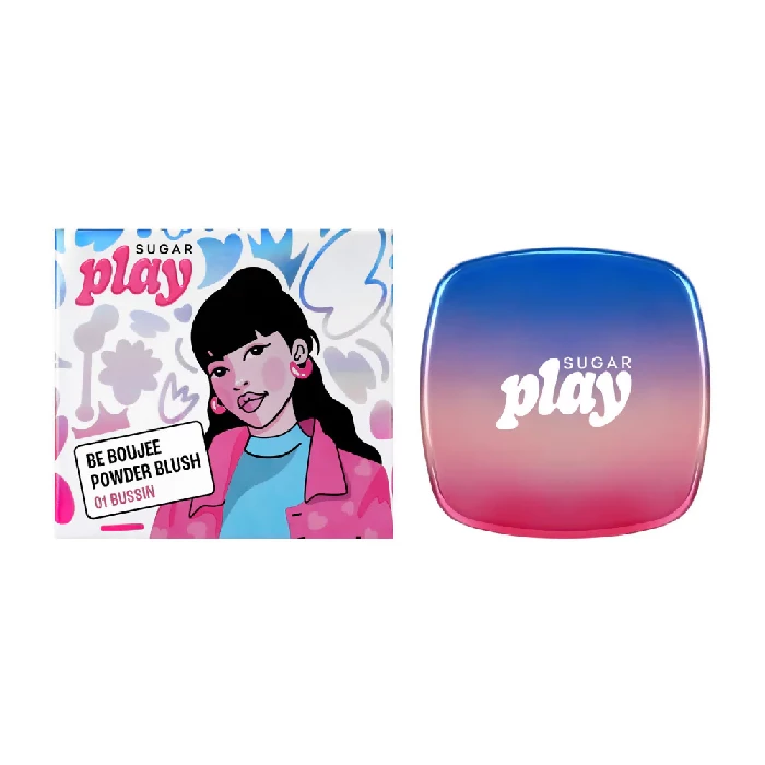 Sugar Play Be Boujee Powder Blush - 01 Bussin Sugar Play Be Boujee Powder Blush - 01 Bussin-Pack Size-8 g
