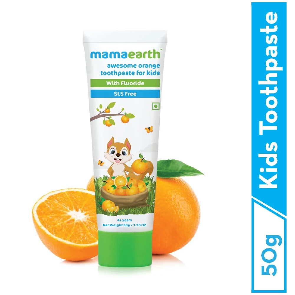Mamaearth Awesome Orange Toothpaste for Kids - Image 8