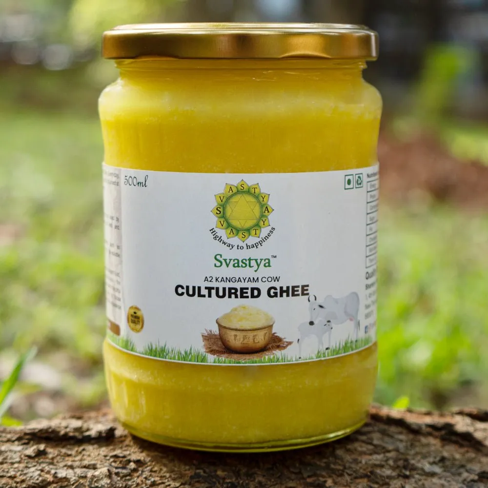 Svastya Organic Farm Cultured Desi Kangeyam Cow A2 Ghee