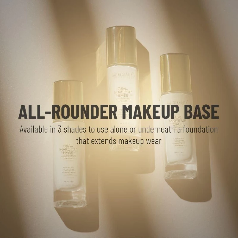 Swiss Beauty Real Make-Up Base Highlighting Primer - 01 Natural Tint - Image 4
