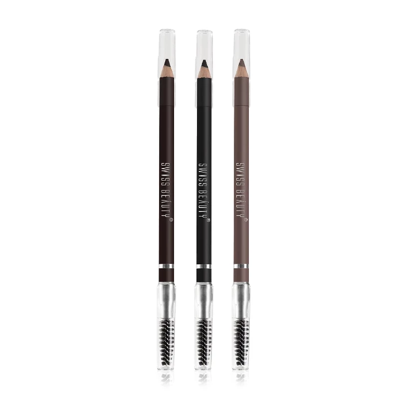 Swiss Beauty Set My Brows Eyebrow Pencil Swiss Beauty Set My Brows Eyebrow Pencil-Color-Multicolor (Set of 3)
