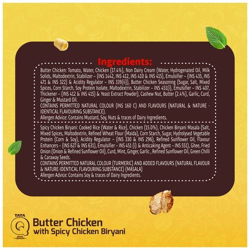 TATA Q Heat To Eat - Butter Chicken With Spicy Chicken Biryani - Image 4