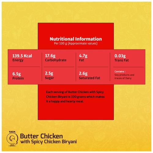 TATA Q Heat To Eat - Butter Chicken With Spicy Chicken Biryani - Image 5
