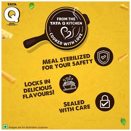 TATA Q Ready To Eat Veg Cheesy Pasta With Black Olives - High Quality Ingredients - Image 9