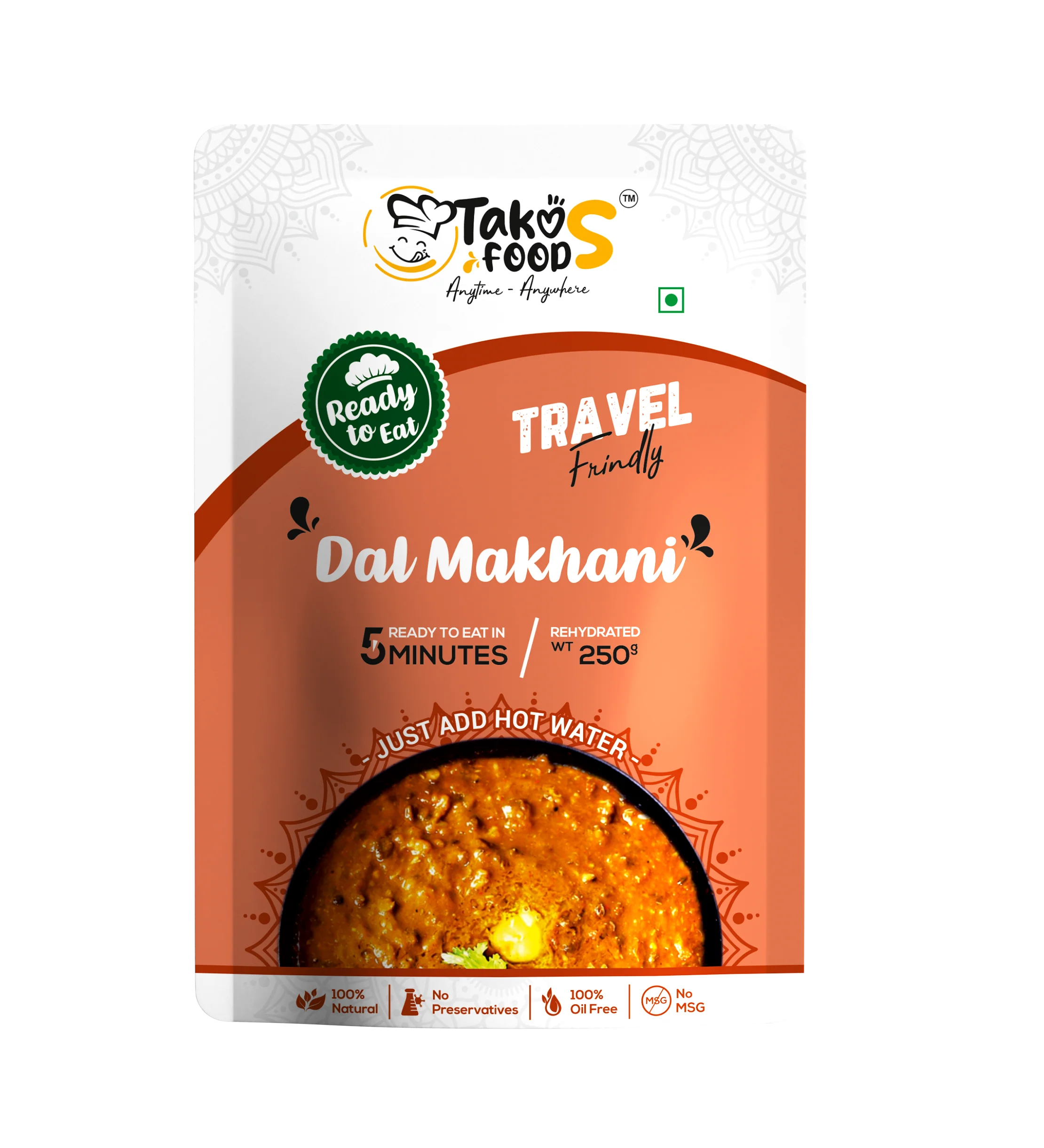 Takos Foods Dal Makhani Takos Foods Dal Makhani-Pack Size-250 g