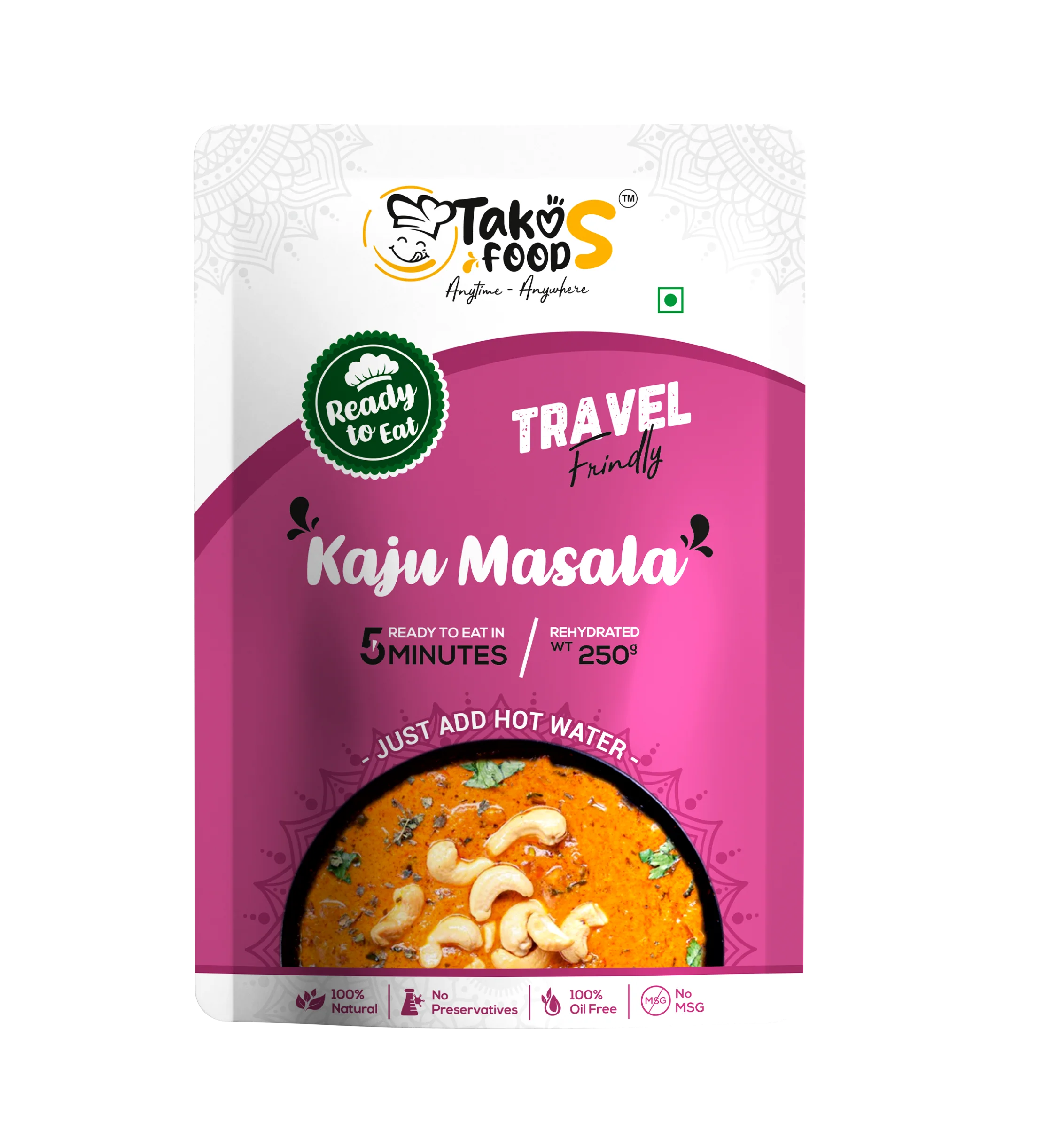 Takos Foods Kaju Masala Takos Foods Kaju Masala-Pack Size-250 g