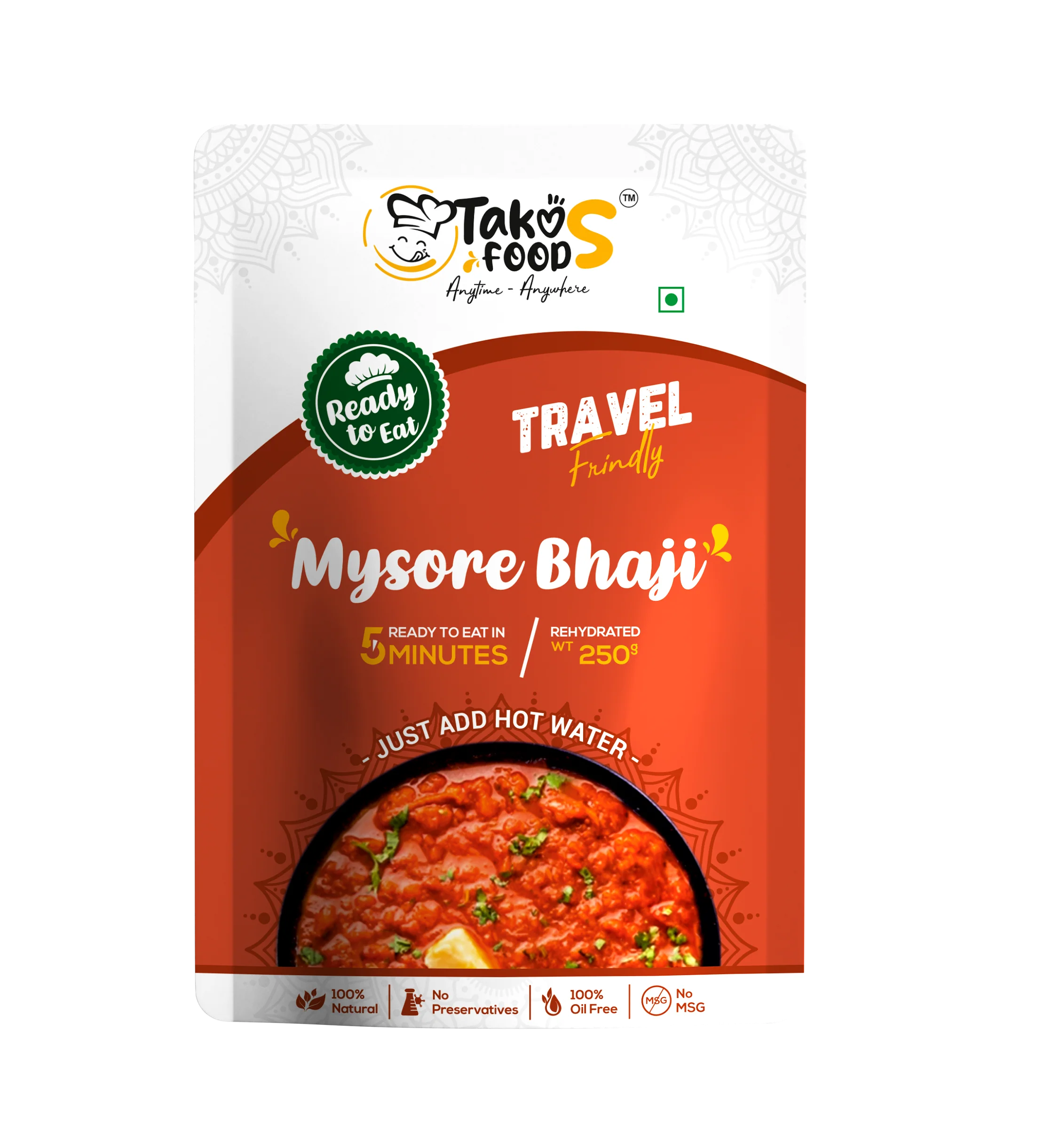 Takos Foods Mysore Bhaji Takos Foods Mysore Bhaji-Pack Size-250 g
