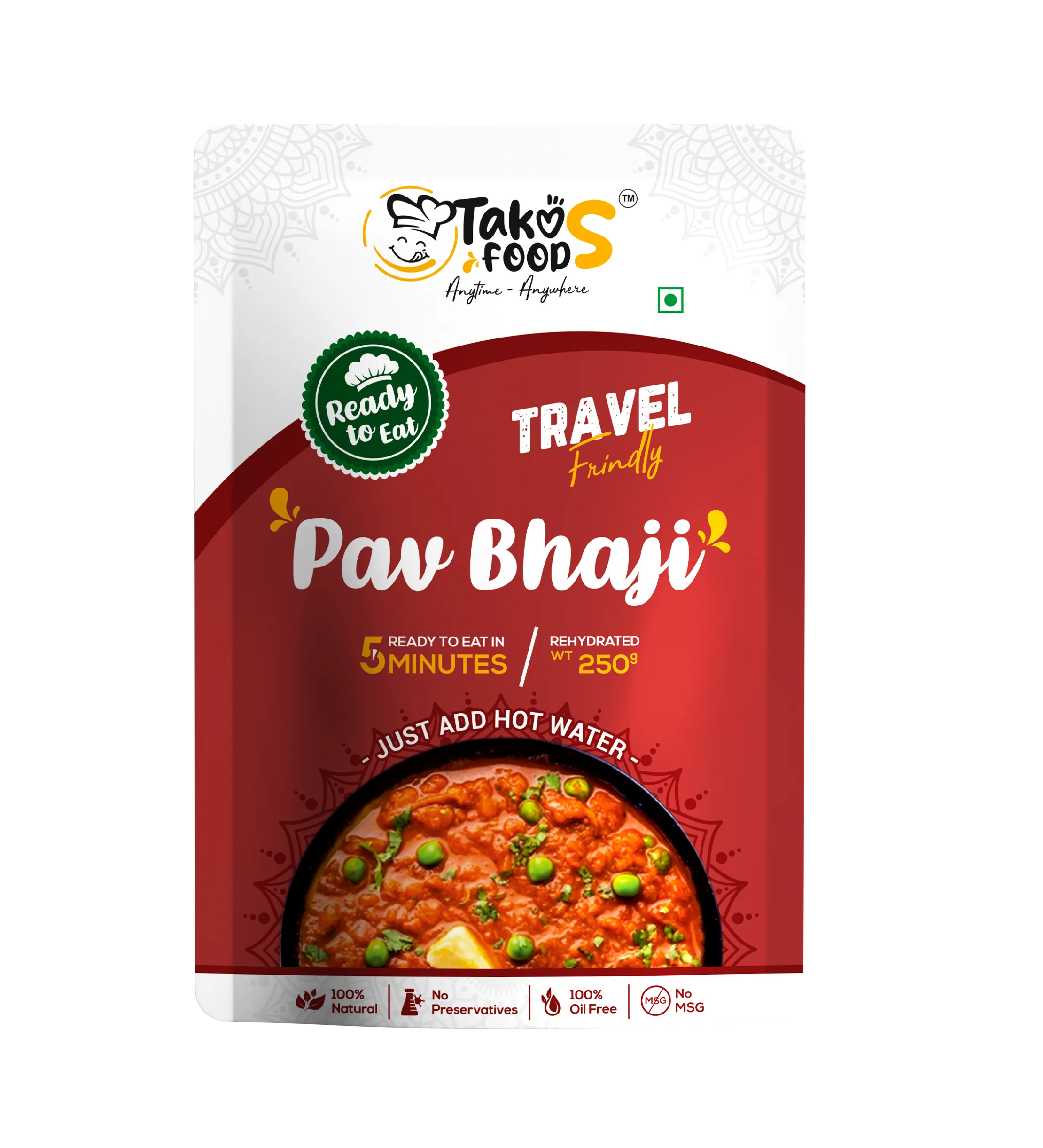 Takos Foods Pav Bhaji Takos Foods Pav Bhaji-Pack Size-250 g