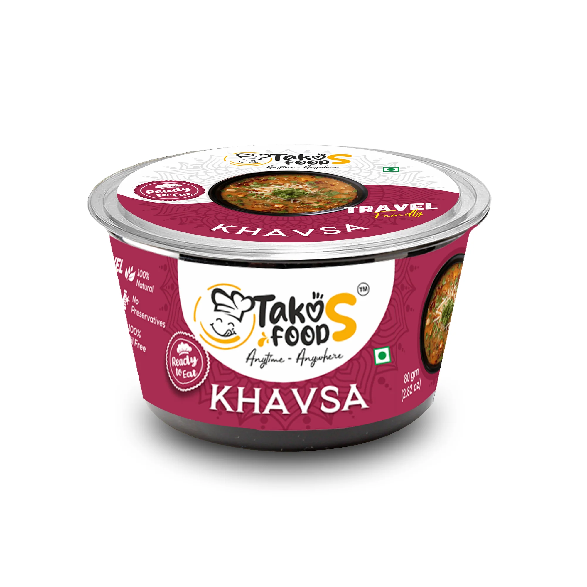 Takos Foods Veg Khavsa Takos Foods Veg Khavsa-Pack Size-250 g