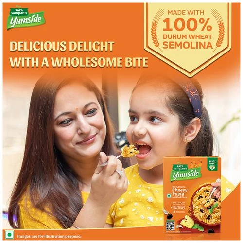 Tata Sampann Yumside cheesy-pasta-with-black-olives-rich-creamy-ready-to-eat-meal-serves-2 - Image 8
