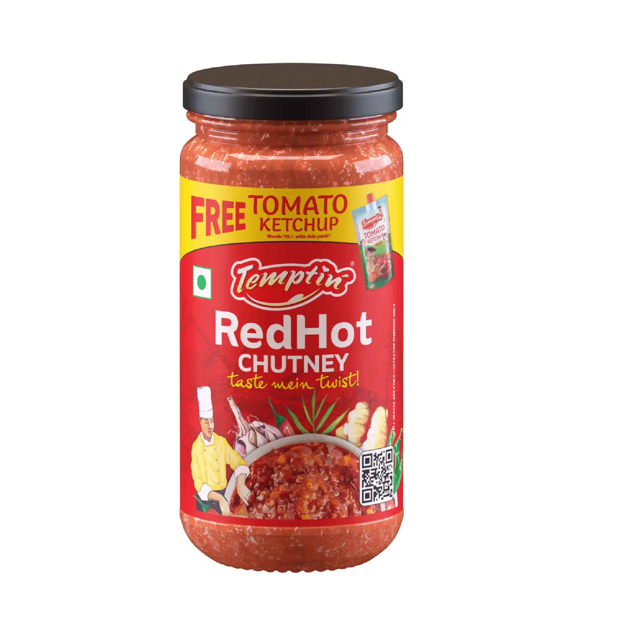 TEMPTIN Redhot Chutney