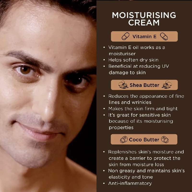 The Man Company Non-Sticky Daily Moisturizing Cream for Dry Skin - Image 3
