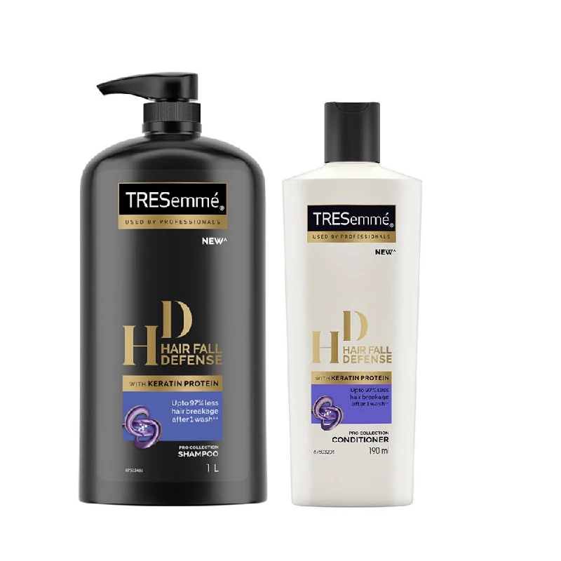 Tresemme Hair Fall Defense Combo (Buy 1Ltr Shampoo and Get 190ml Conditioner Free) - Image 4