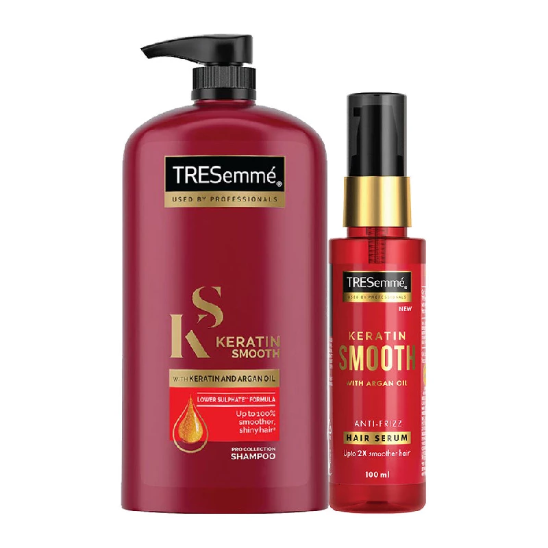Tresemme Keratin Shampoo + Serum Combo Tresemme Keratin Shampoo + Serum Combo-Pack Size-1100 ml