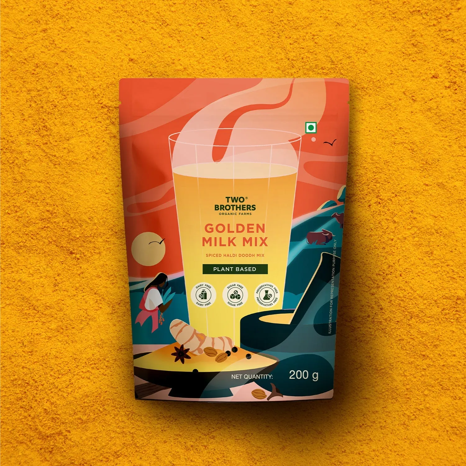 Two Brothers Golden Milk Mix - Image 6
