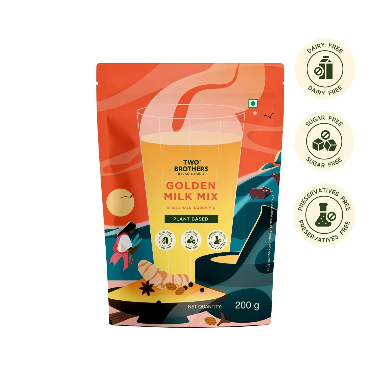 Two Brothers Golden Milk Mix - Image 7