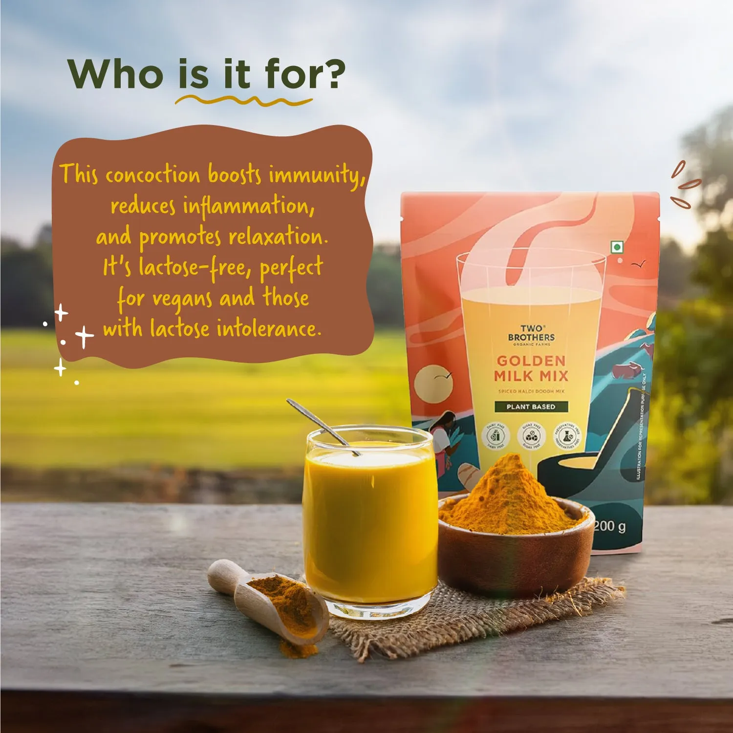 Two Brothers Golden Milk Mix - Image 4