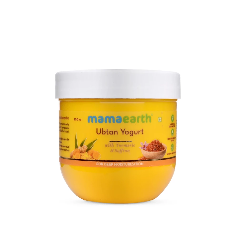 Ubtan Yogurt With Turmeric And Saffron For Deep Moisturization