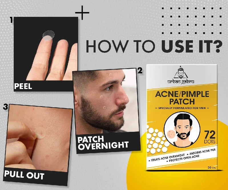 UrbanGabru Acne Pimple Patch -72 Invisible Facial Stickers - Image 4