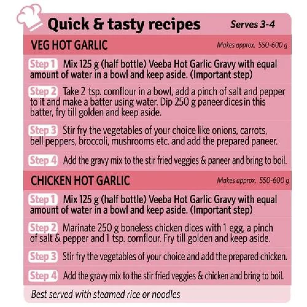 VEEBA Chef Hot Garlic Gravy - Image 6