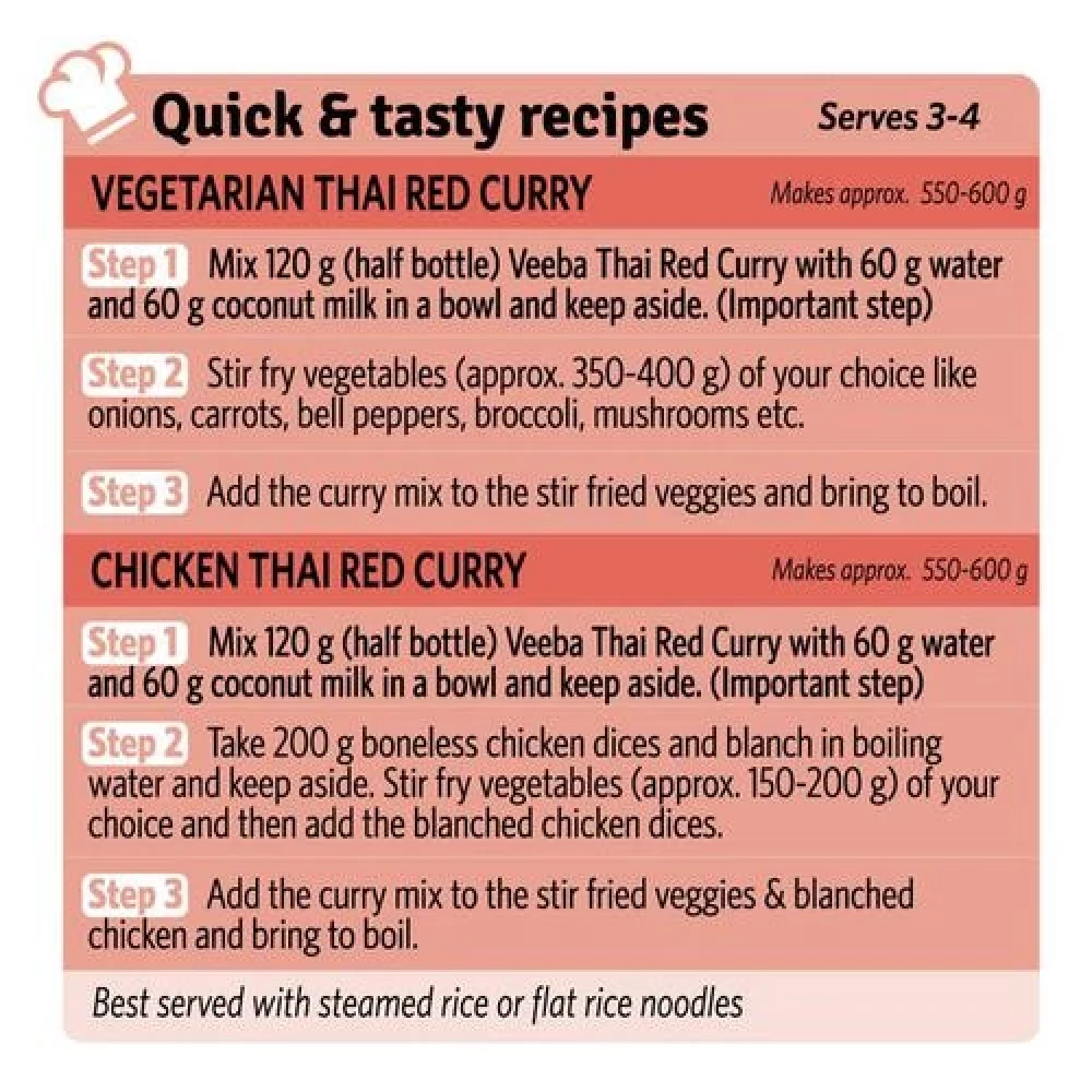 VEEBA Chef Thai Red Curry - Image 6