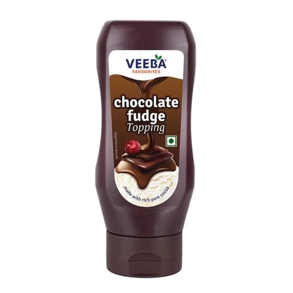 VEEBA Chocolate Fudge Topping VEEBA Chocolate Fudge Topping--380 g Pet Jar