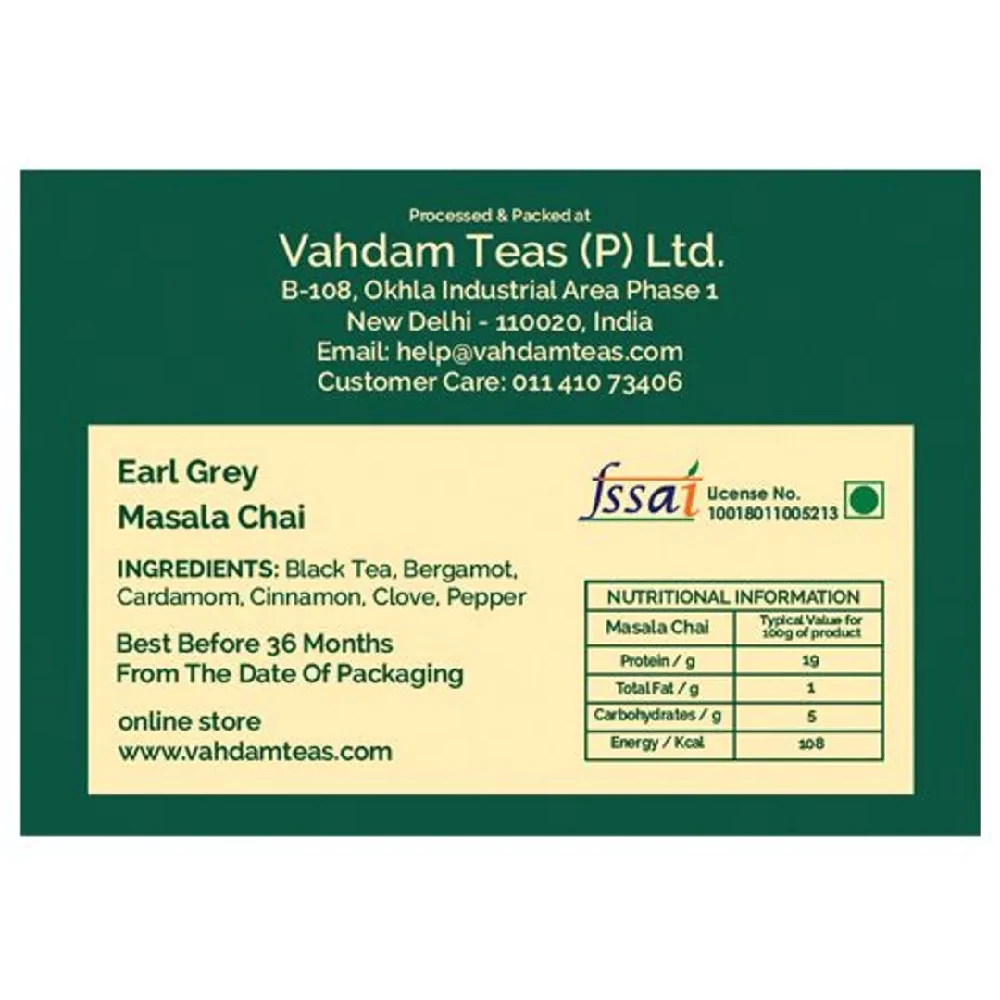Vahdam  Black Tea - Masala Chai - Image 4