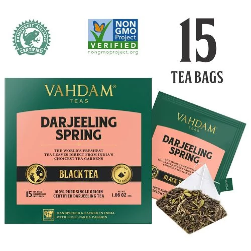 Vahdam  Darjeeling Spring First Flush Black Tea - Image 4