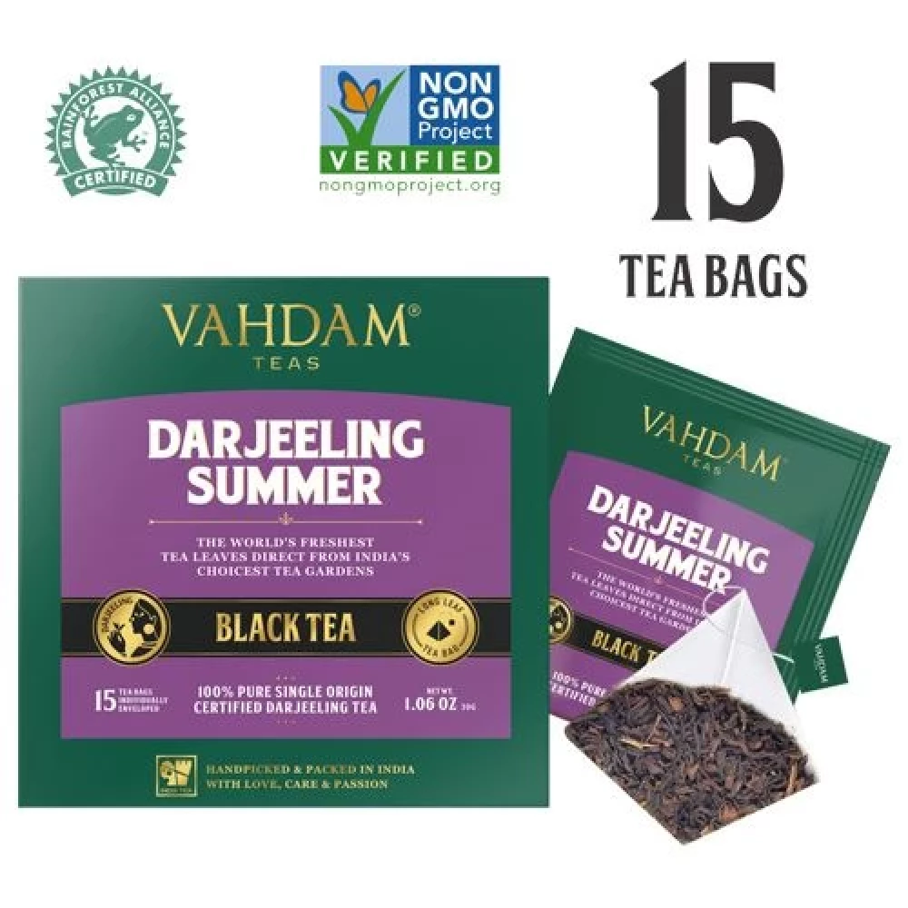 Vahdam  Darjeeling Summer Second FlushBlack Tea - Image 4