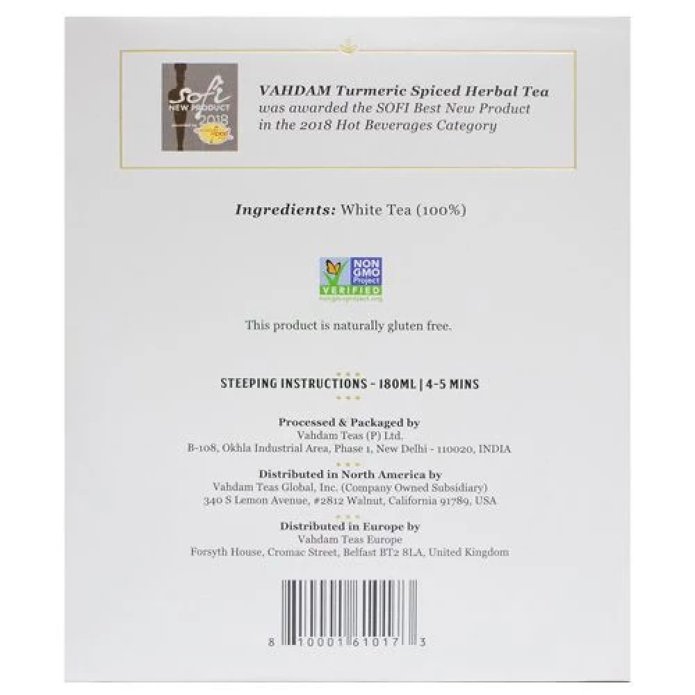 Vahdam  Imperial Himalayan Long Leaf White Tea - Image 2