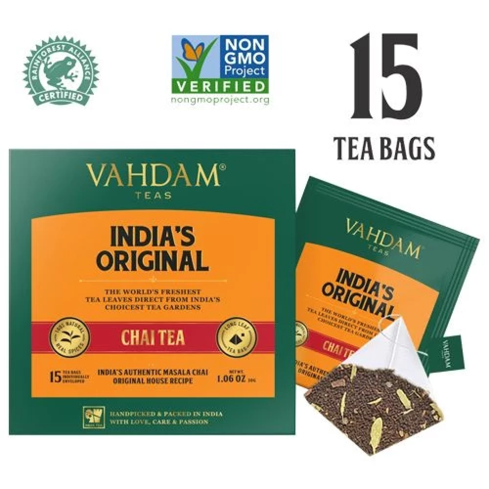 Vahdam  India's Original Masala Long Leaf Chai - Image 4