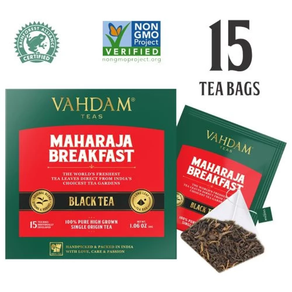 Vahdam  Maharaja Breakfast Long Leaf Black Tea - Image 4