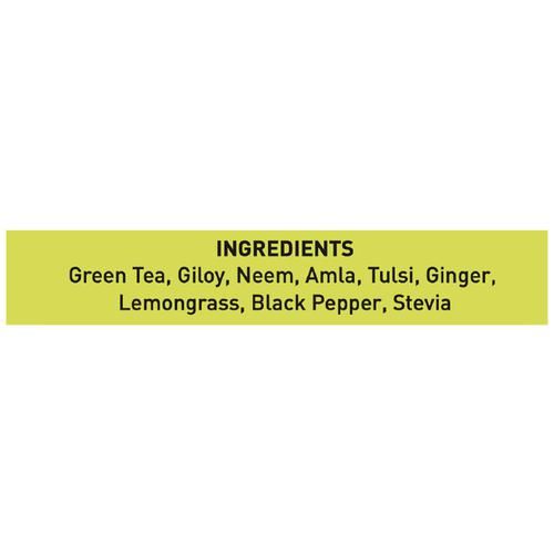 Vahdam  Organic Giloy Neem Green Tea Bags - Detox Tea For Weight Loss & Immunity - Image 3