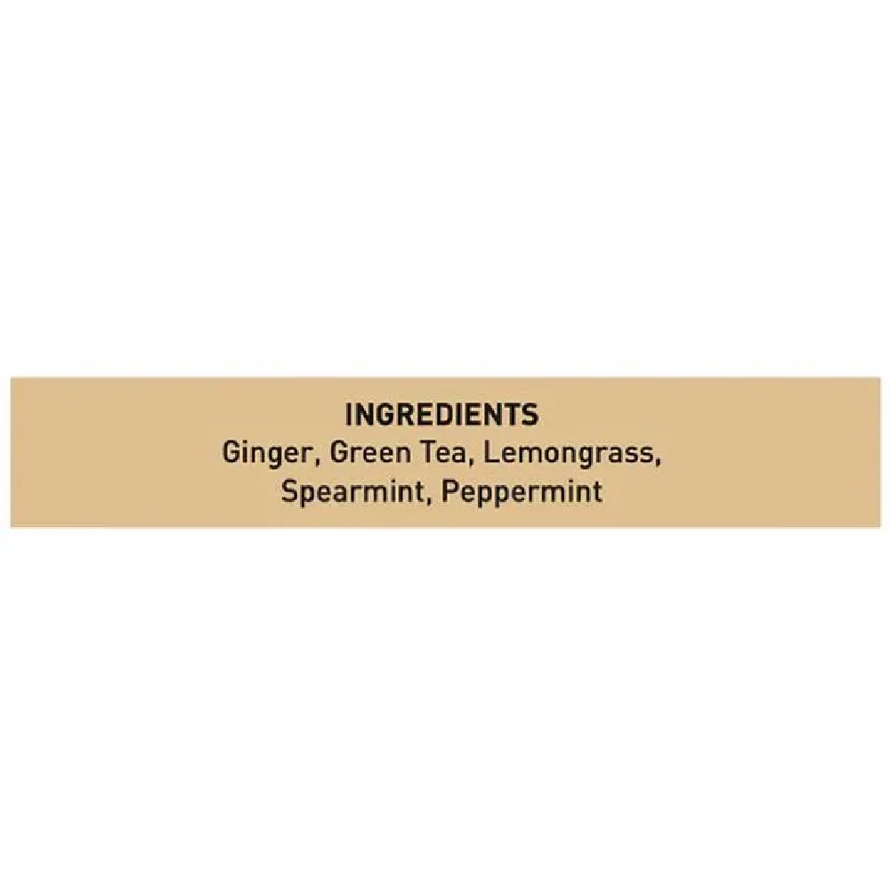 Vahdam  Organic Ginger Mint Green Tea Bags - Antioxidant Rich & Relaxing Detox Tea - Image 3