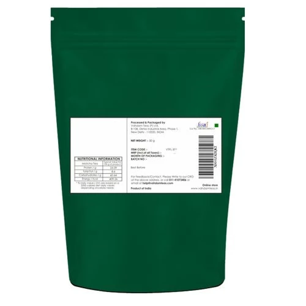 Vahdam  Turmeric Matcha Green Tea Powder - Japan Origin - Image 2