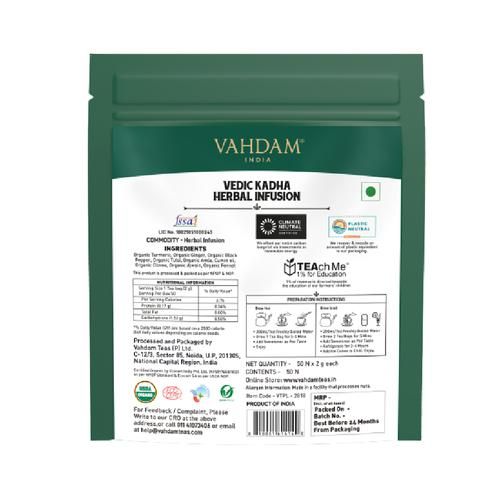 Vahdam  Vedic Kadha Herbal Tea - Supports Immune Function - Image 2
