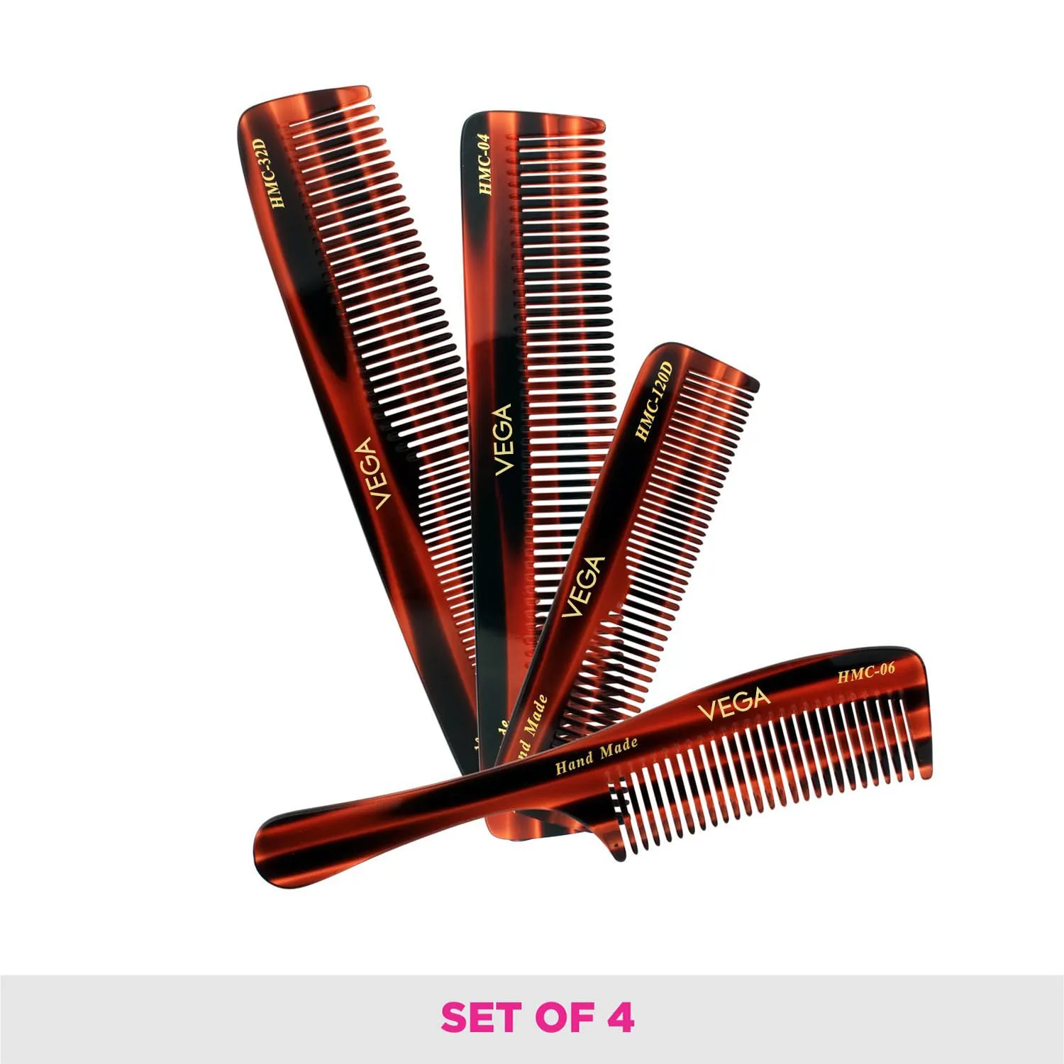 Vega Set of 4 Hand Made Comb - Image 3