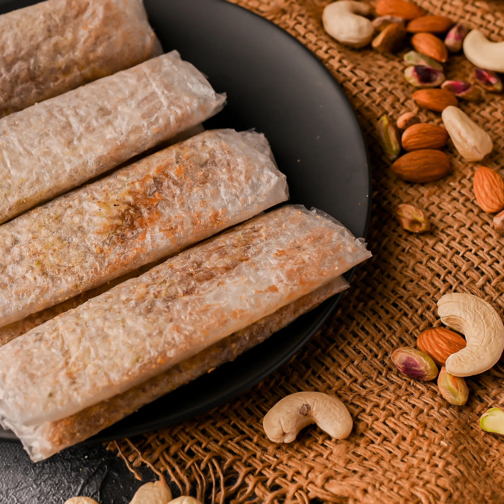 Vellanki Foods Pootharekulu Dry Fruits(Pack of 5pcs) - Image 2