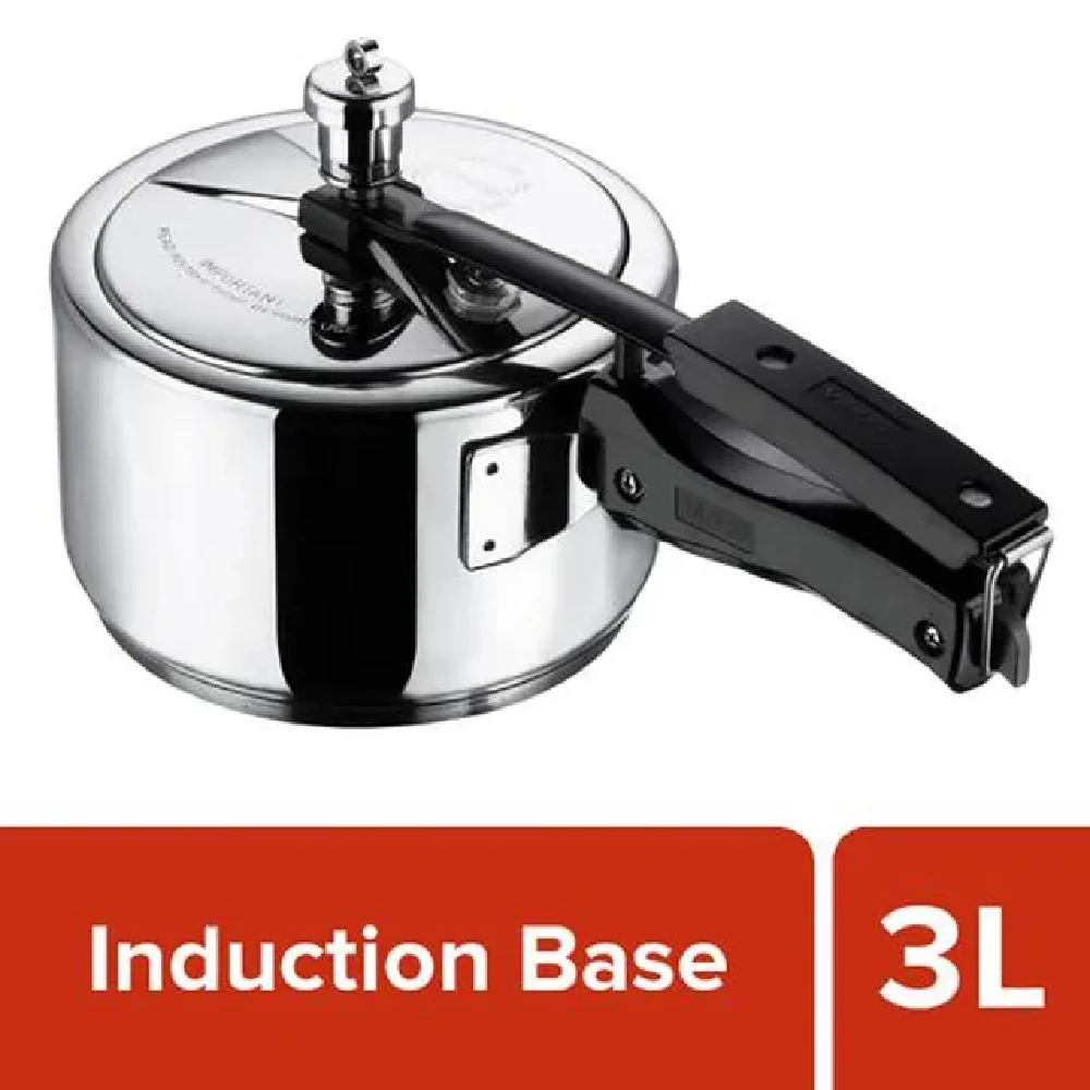 Vinod Stainless Steel Inner Lid Pressure Cooker - Induction Base - Image 7