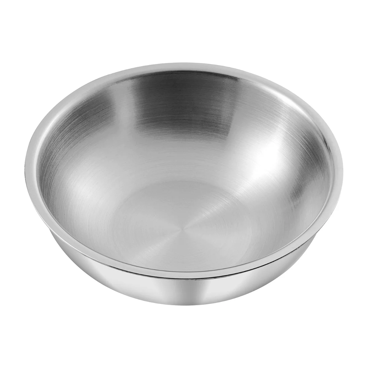 Vinod Cookware Triply Stainless Steel Extra Deep Tasla (Induction Friendly) 16cm Vinod Cookware Triply Stainless Steel Extra Deep Tasla (Induction Friendly) 16cm-Pack Size-450 g