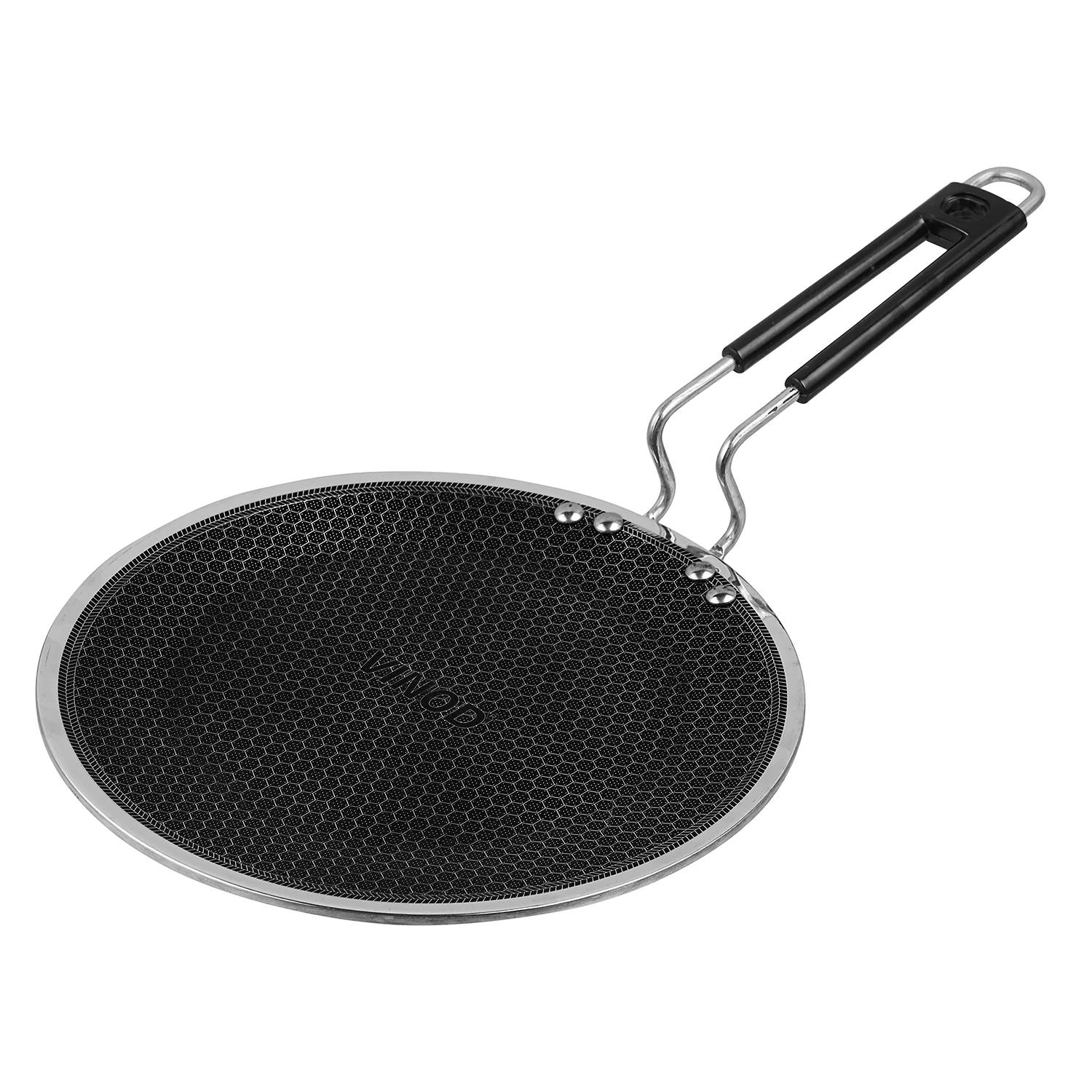 Vinod Platinum Triply Stainless Steel SAS Pro Concave Tawa (Induction Friendly) 25 cm - Image 1