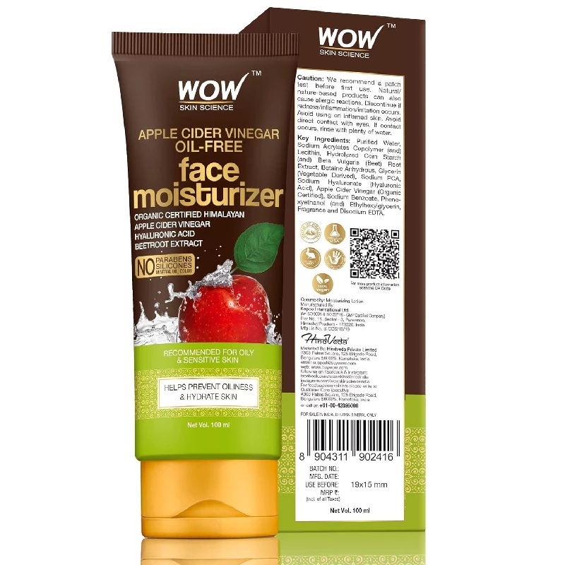 Wow Skin Science Organic Apple Cider Vinegar Face Moisturizer