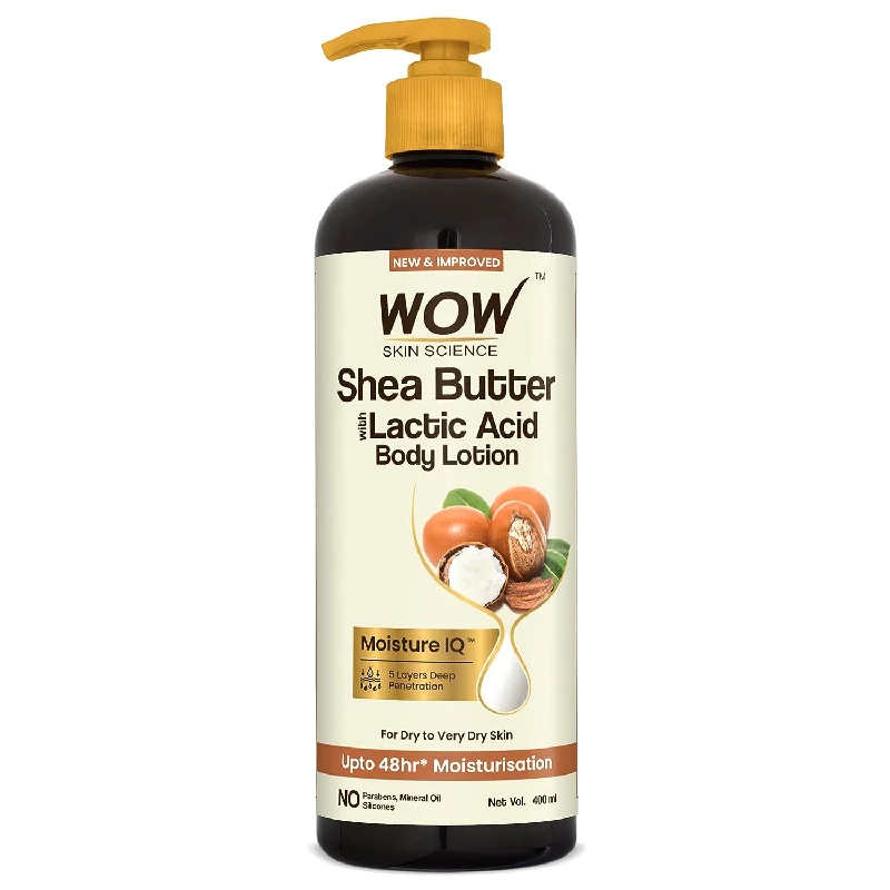 Wow Skin Science Shea Butter And Cocoa Butter Moisturizing Body Lotion