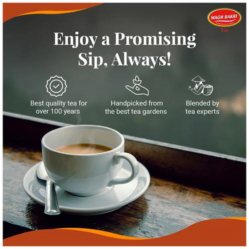 Wagh Bakri Premium Leaf Tea - Strong & Refreshing - Image 4