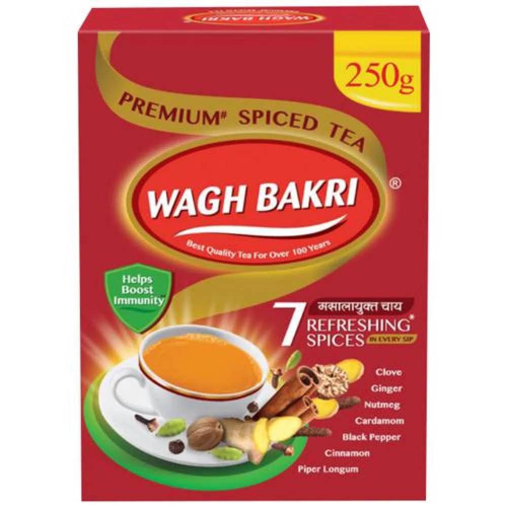 Wagh Bakri Spiced Tea - Blend Of 7 Refreshing Spices Wagh Bakri Spiced Tea - Blend Of 7 Refreshing Spices--250 g