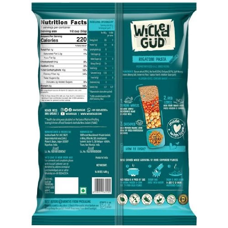 WickedGud Rigatoni Pasta - Image 2
