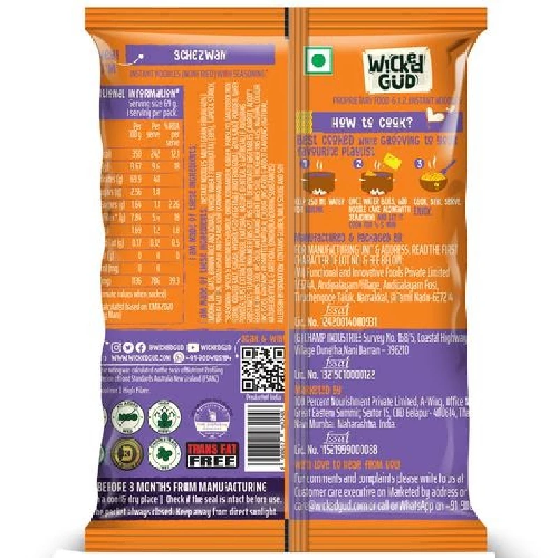 WickedGud Schezwan Instant Noodles - Image 2