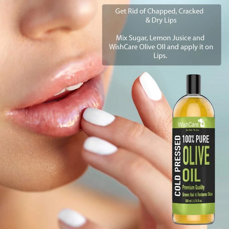 Wishcare 100% Pure Cold Pressed Olive Oil For Healthy Hair & Glowing Skin (Pack Of 2) - Image 6