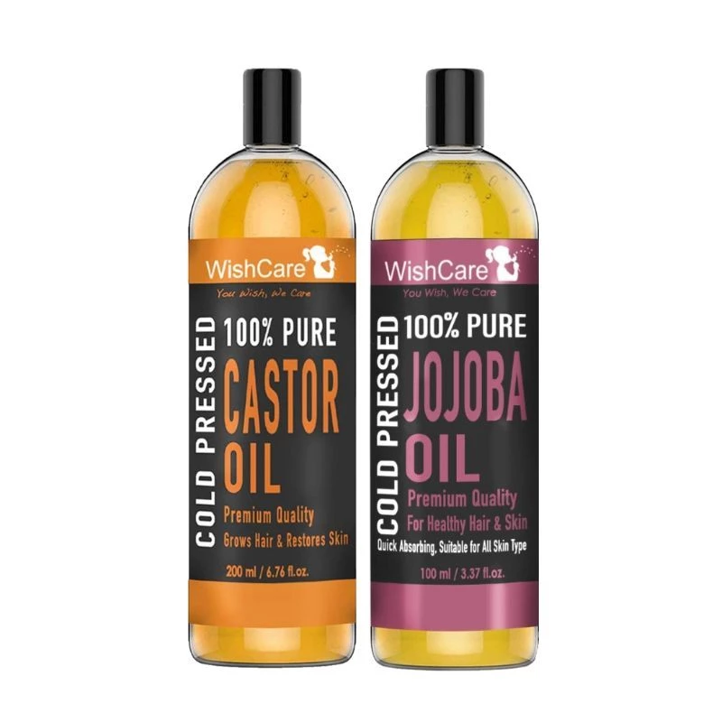 Wishcare Premium Cold Pressed Castor Oil & Cold Pressed Natural Jojoba Oil - Image 6